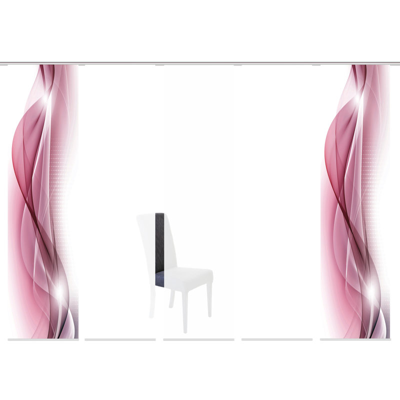 Parkman Semi Sheer Curtain Panel Pair, Pink