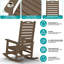 Chaise berçante surdimensionnée en PEHD d'extérieur-22411534