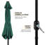 Charlean 269cm Tilt Parasol-1721418206