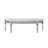 Curved Fabric Upholstered Bench