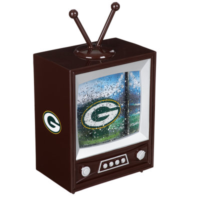 Green Bay Packers Lighted Vintage TV Water Lantern