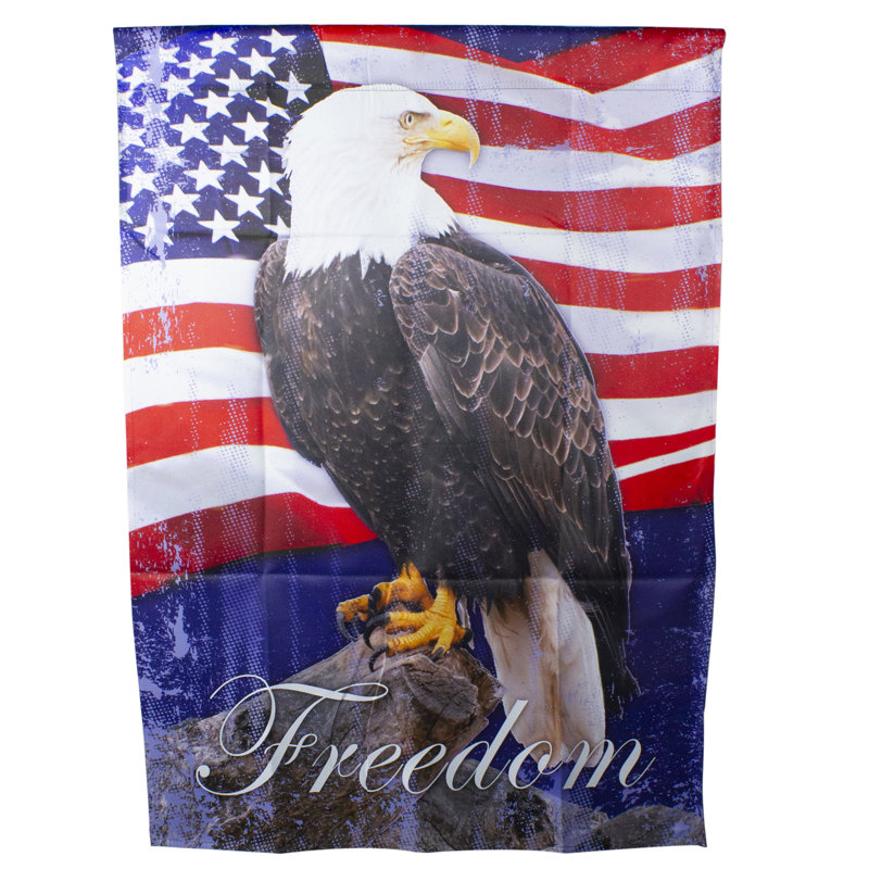 Drapeau de jardin patriotique Freedom, H 40 po x l 28 po