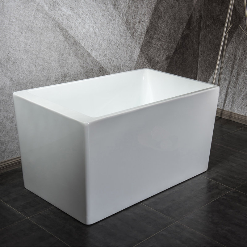 Baignoire de trempage autoportante en acrylique Flatbottom