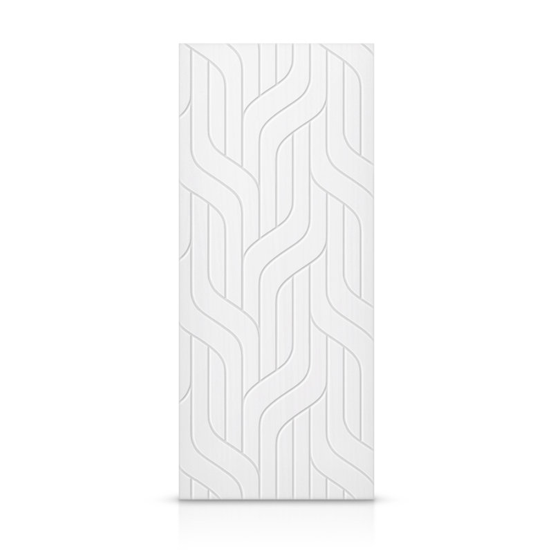 Porte standard à panneaux en bois manufacturé, 24 po x 80 po, Blanc