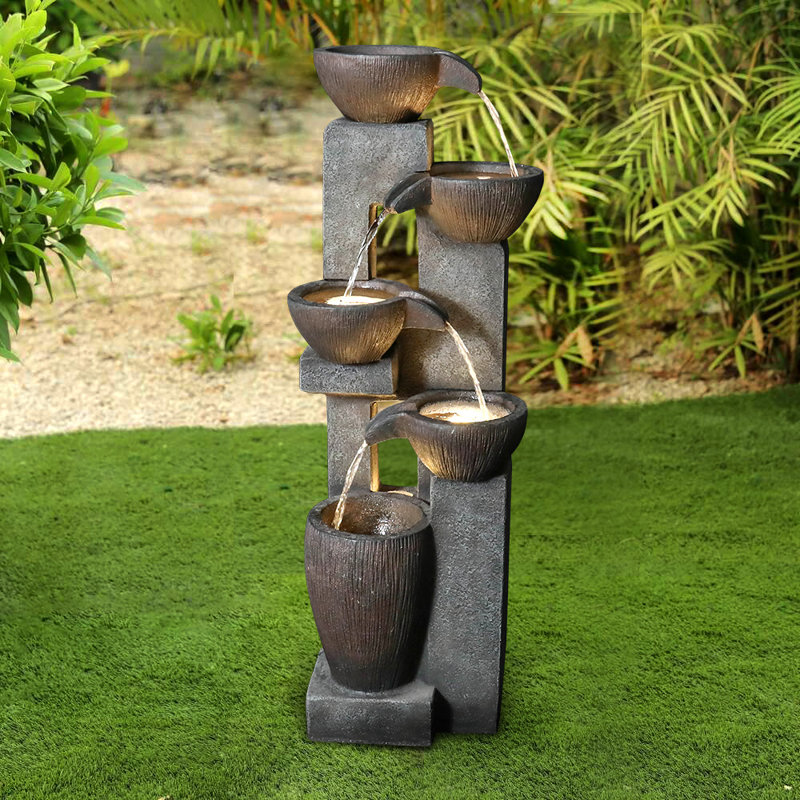 Clowser Weather Resistant Fountain with Lights