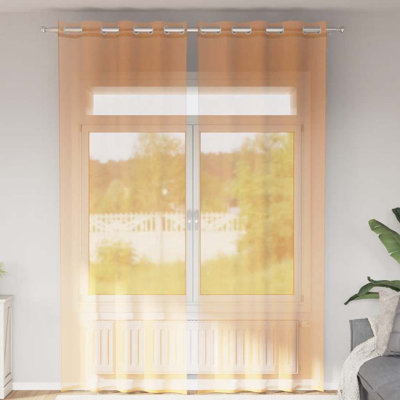 Fabric Room Darkening No Curtain Header Type Sliding Panel Pair
