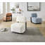 Chaise d'appoint moderne Solara avec structure en bois massif-1714398505