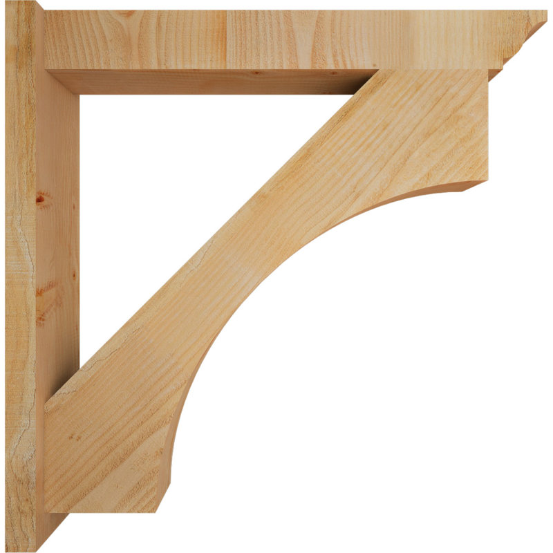 Persienne en bois Westlake, Sapin Douglas de 6 po (sciage brut), P 36 po x H 36 po