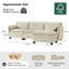 Esteban Modern 4 Seater Sofa with Elephant Ear-Shaped Armrests-1202737171