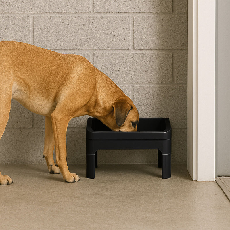 IRIS Elevated Adjustable Pet Feeder