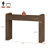 47-Inch Modern Minimalist Entryway Console Table With Soft Curved Edges, Rectangular Wood Sofa Table For Entryway, Living Room, Hallway Or Behind Sofa-489709347