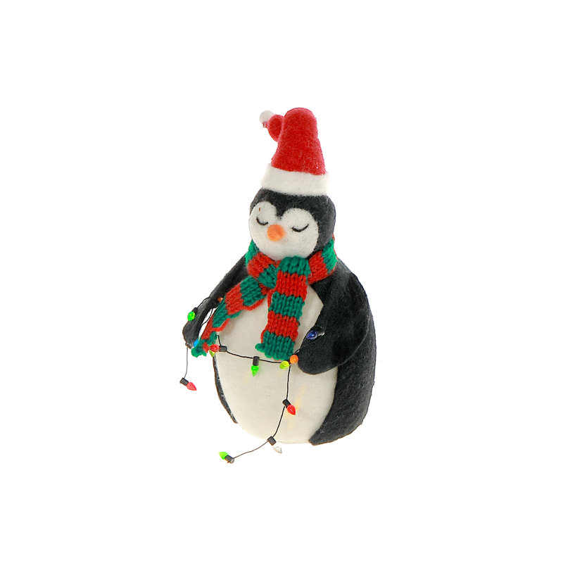 Led pingouin en laine