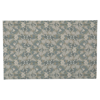 Ogee Leaf Non-Skid Bath Mat