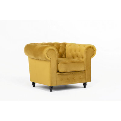 Frances Velvet Chesterfield Chair