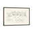 Toile avec cadre gris est en rupture de stock