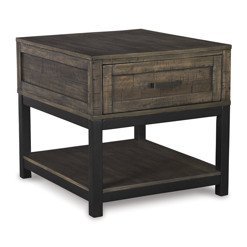Junnie End Table with Storage