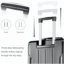 Ensemble de valises extensibles Hardshell en ABS 2 pièces avec roulettes TSA Lock-129390323