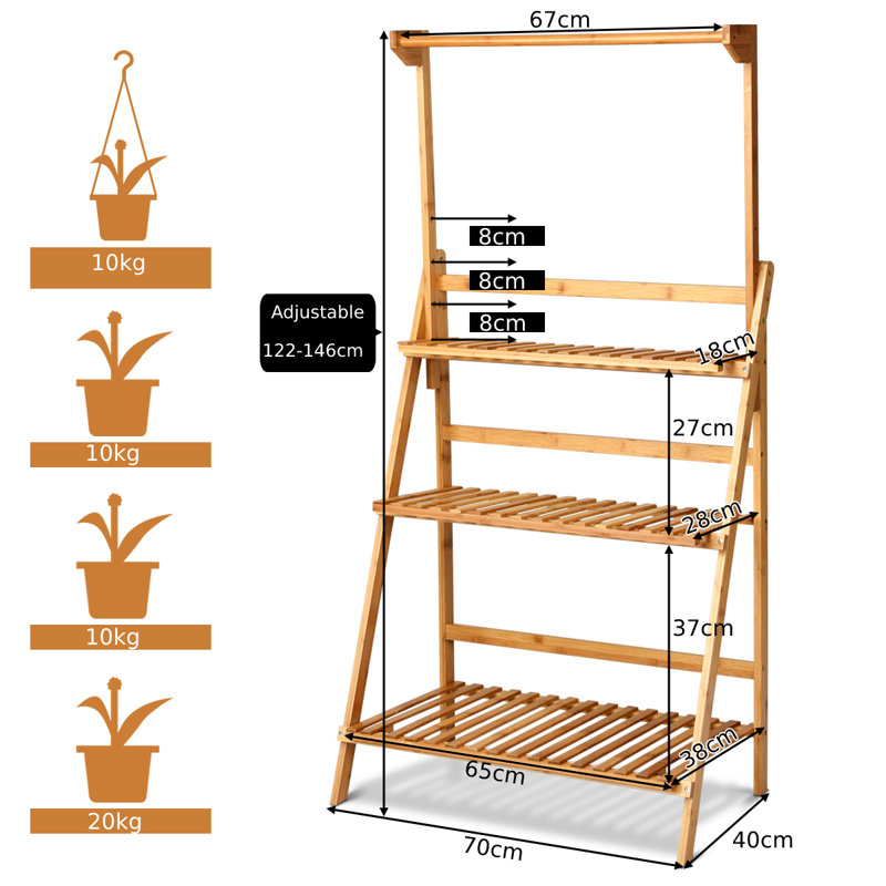 Sanor 70 cm W Adjustable Height Shelving Unit