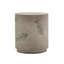 Table d'appoint 16 po avec poisson - mobilier gris sans assemblage, portable pour oxyde de magnésium, profondeur élégante et pratique