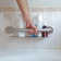 PLUS Shampoo Shelf 16" in Brushed Stainless, Decorative Grab Bar with Shelf (500 lb. Capacity)