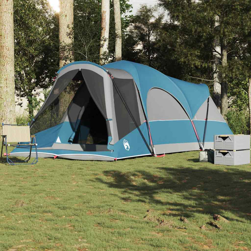 Tente pour famille vidaXL pour 8 personnes - bleu imperméable, Bleu