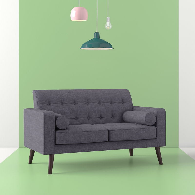 Causeuse Benayah, Gris foncé
