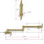 Robinet remplisseur mural commercial (ensemble de 2)-128613782