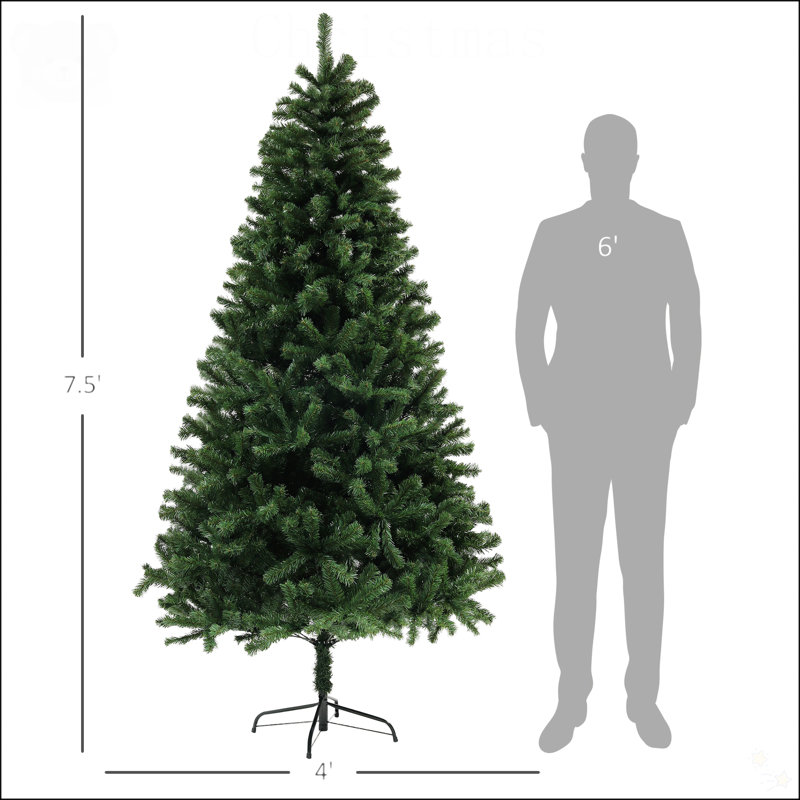 Arbre de Noël artificiel, H 7,5 pi