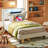 Couvertt Upholstered Bed with Charging Station, Storage Platform Bed with LED Light, Low Profile Bed with Adjustable Headboard，Modern Twin Bed-167238918-158004815