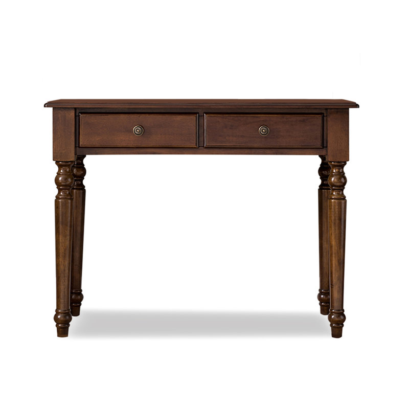 Bureau simple en bois massif American, H 29,53 po x l 39,37 po x P 19,69 po