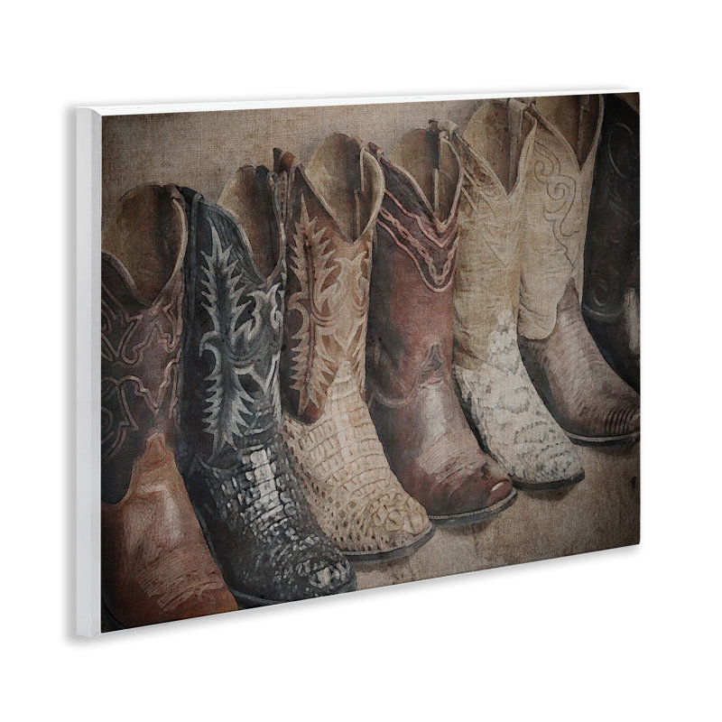 Art textuel sur toile Texan par RileyB