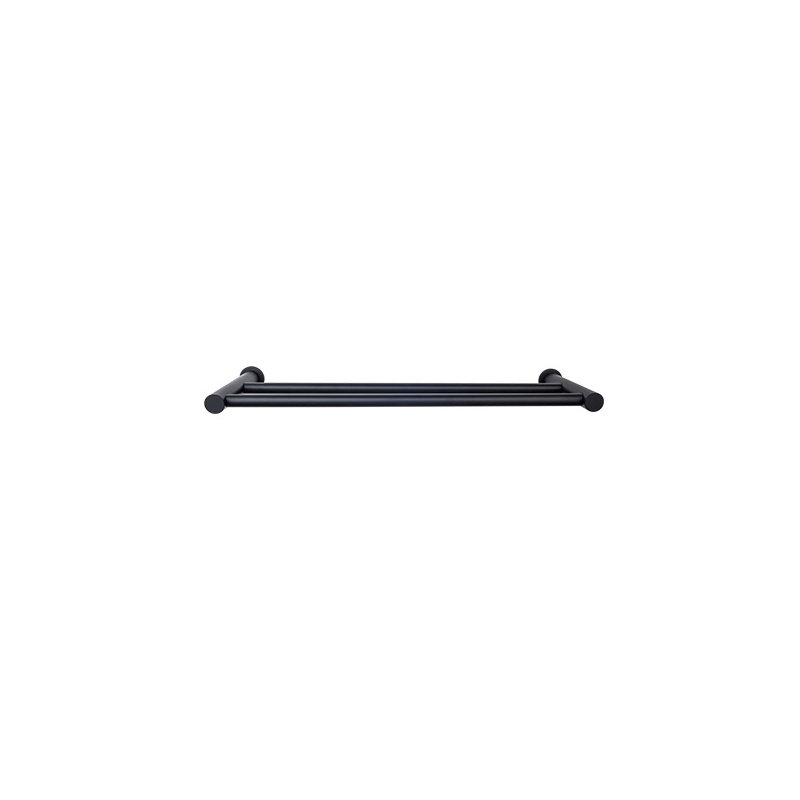 Hopewell Bath Double 19 1/2" Wall Mounted  Towel Bar, Black