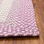 Tapis mauve tressé à la main Waterbury Farmhouse-577546099