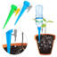 Paquet de 20 pointes à arrosage automatique, abreuvoirs automatiques pour plantes avec interrupteur à valve réglable pour plantes d'intérieur et d'extérieur-129940605