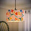 15 cm H Drum Lamp Shade ( Clip On ) in Cream