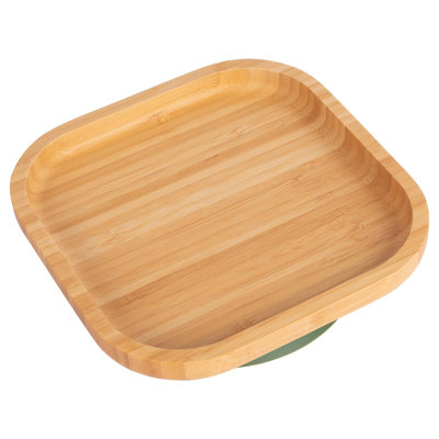 Tiny Dining - Children's Bamboo Suction Square Plate