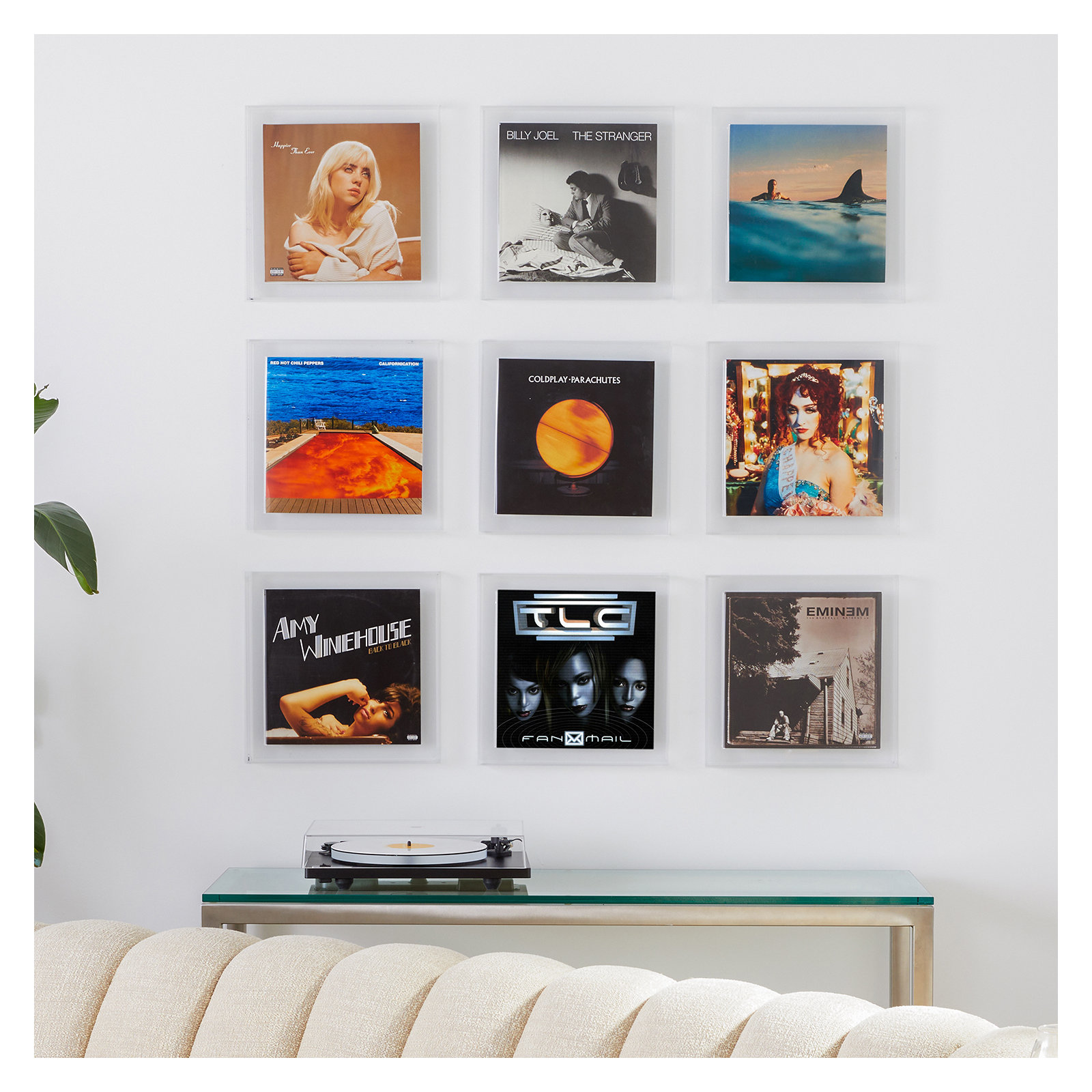 Display & Play Record Frame For 12x12" Albums, Clear