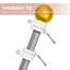 Ensemble d'anneaux de fixation 1,5 m