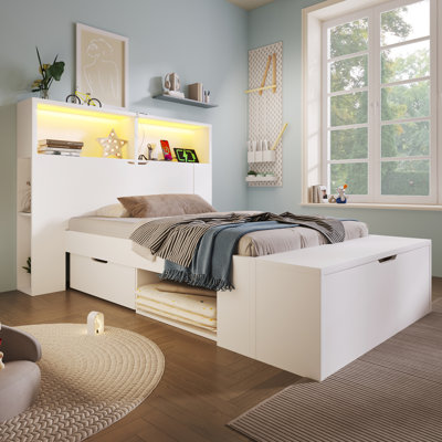 Solid Wood Bed