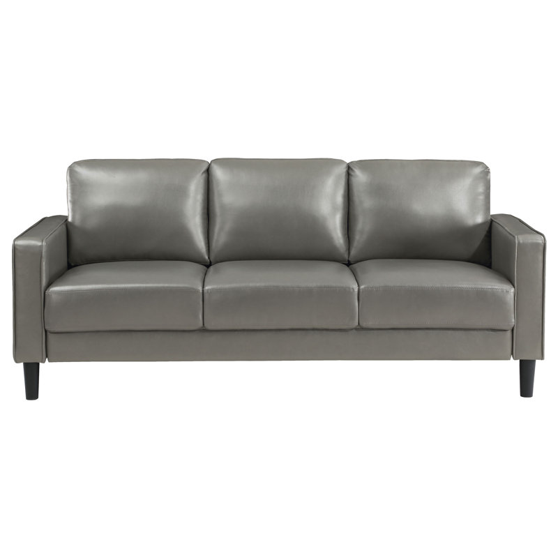 Farallone Grey Track Arm Sofa