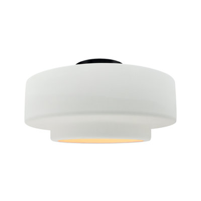 Dottie Ceramic LED Semi Flush Mount