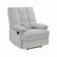 Fauteuil inclinable en velours-1970874504