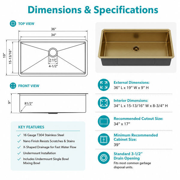 Dimensions du produit