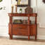 Console en bois de noyer clair-804758175-804758163