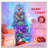 6FT Sliver Pre-Lit Artificial Christmas Tree-2022724841