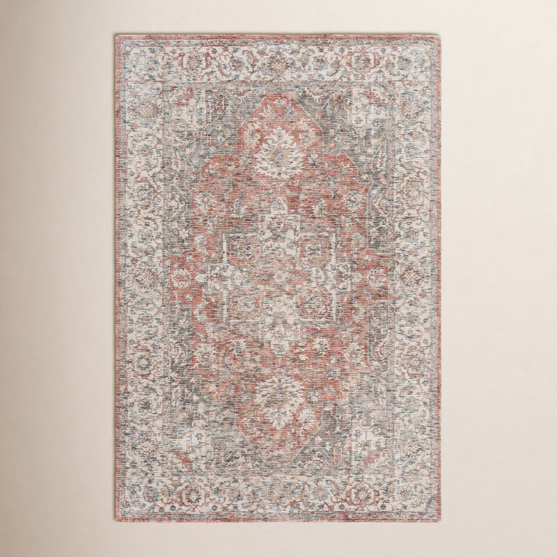 Idette Wool Oriental Indoor Rug, Rectangle 8'10" x 12'