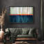 «Minimal Landscape» IDÉE4WALL, reproduction d'art sur toile encadrée, textures colorées, coups de peinture abstraits, impressions sur toile, décoration pour salon, chambre à coucher-91481455-91481454