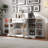 Buffet Cabinet with Storage, Modern Sideboard Buffet with Doors, Wood Coffee Bar Kitchen Storage Cabinet with Drawer and Adjustable Shelf