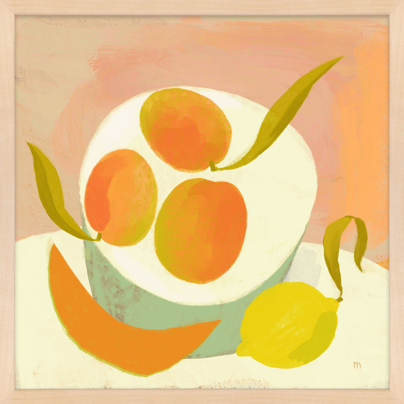 Sula Summer Bounty - Painting on Paper, Érable, H 30 po x l 30 po x P 1,25 po
