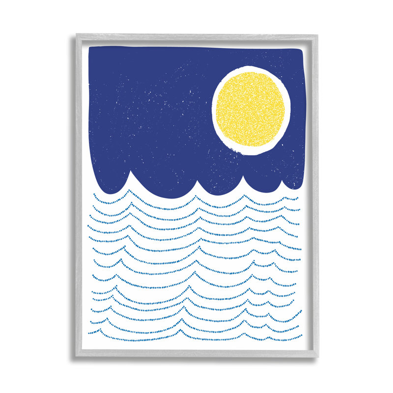 Bold Summer Sun, H 14 po x l 11 po x P 1,5 po, Estampe numérique Farmhouse